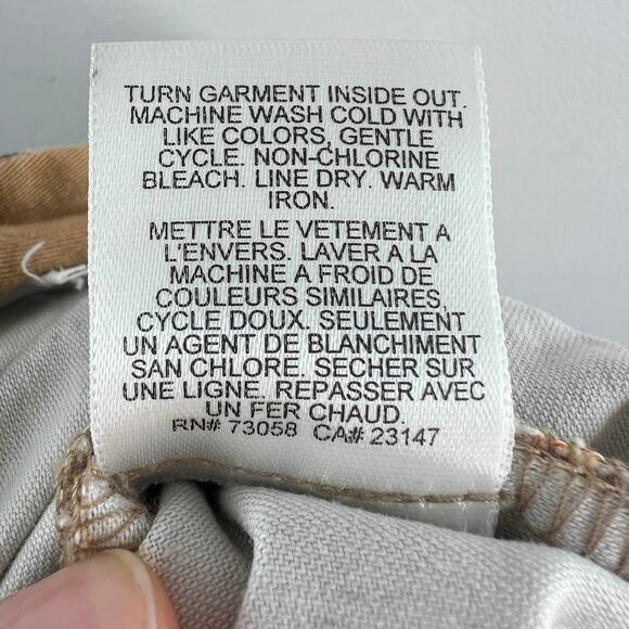 VINTAGE Talbots  Brown A-Line Skirt Cotton Equestrian Horse Bit Side Slit Size 6 - Picture 8 of 8